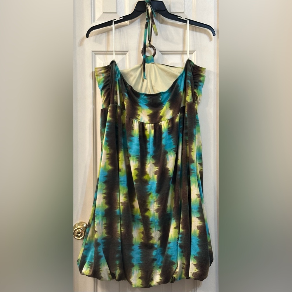 Caren Sport Mini Halter Dress, Size 2X - Picture 2 of 3